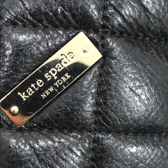 Kate Spade New York Black Purse w Silver Chains - Picture 6 of 8